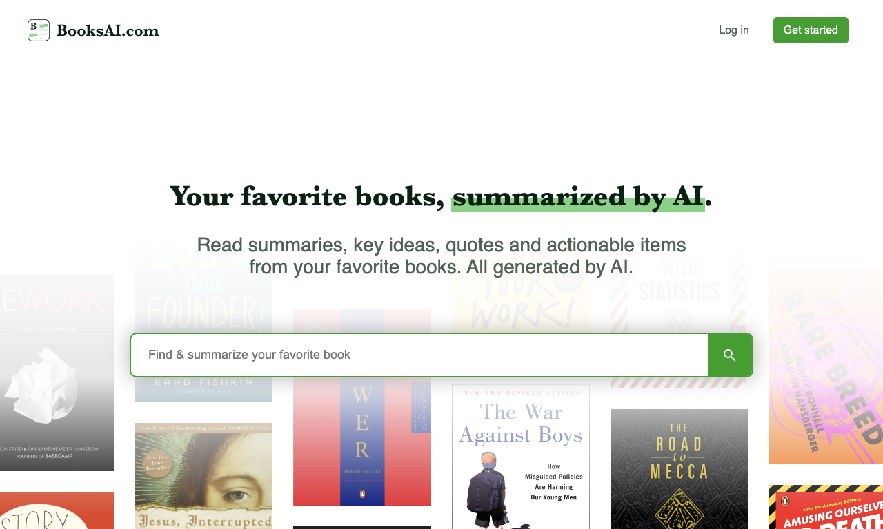 Booknotes — интерфейс