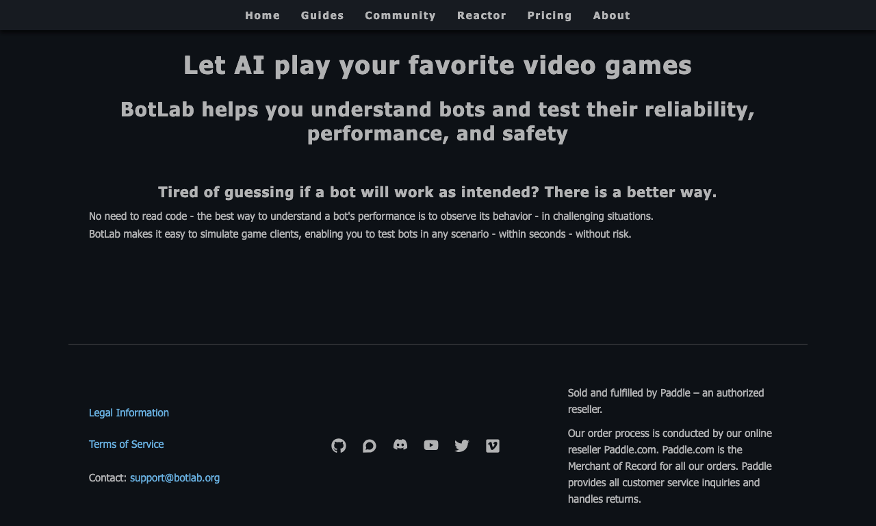 BotLab — превью