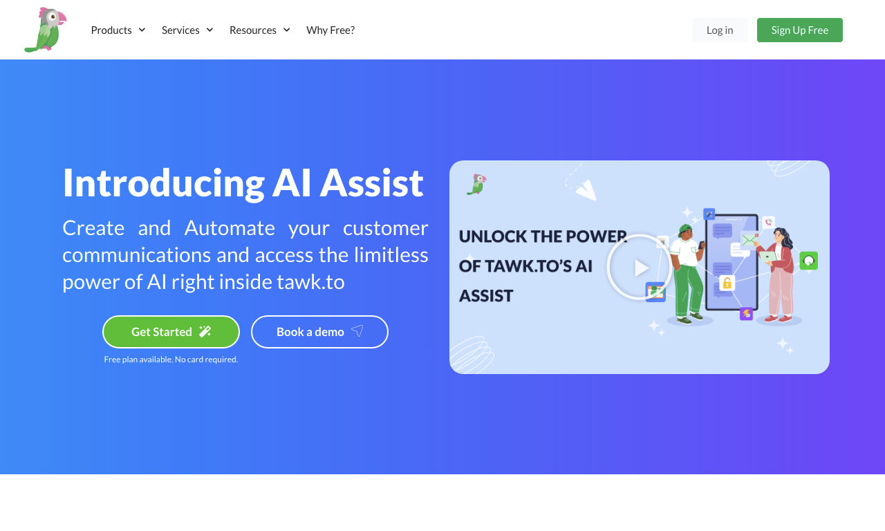 AI Assist by Tawk — превью