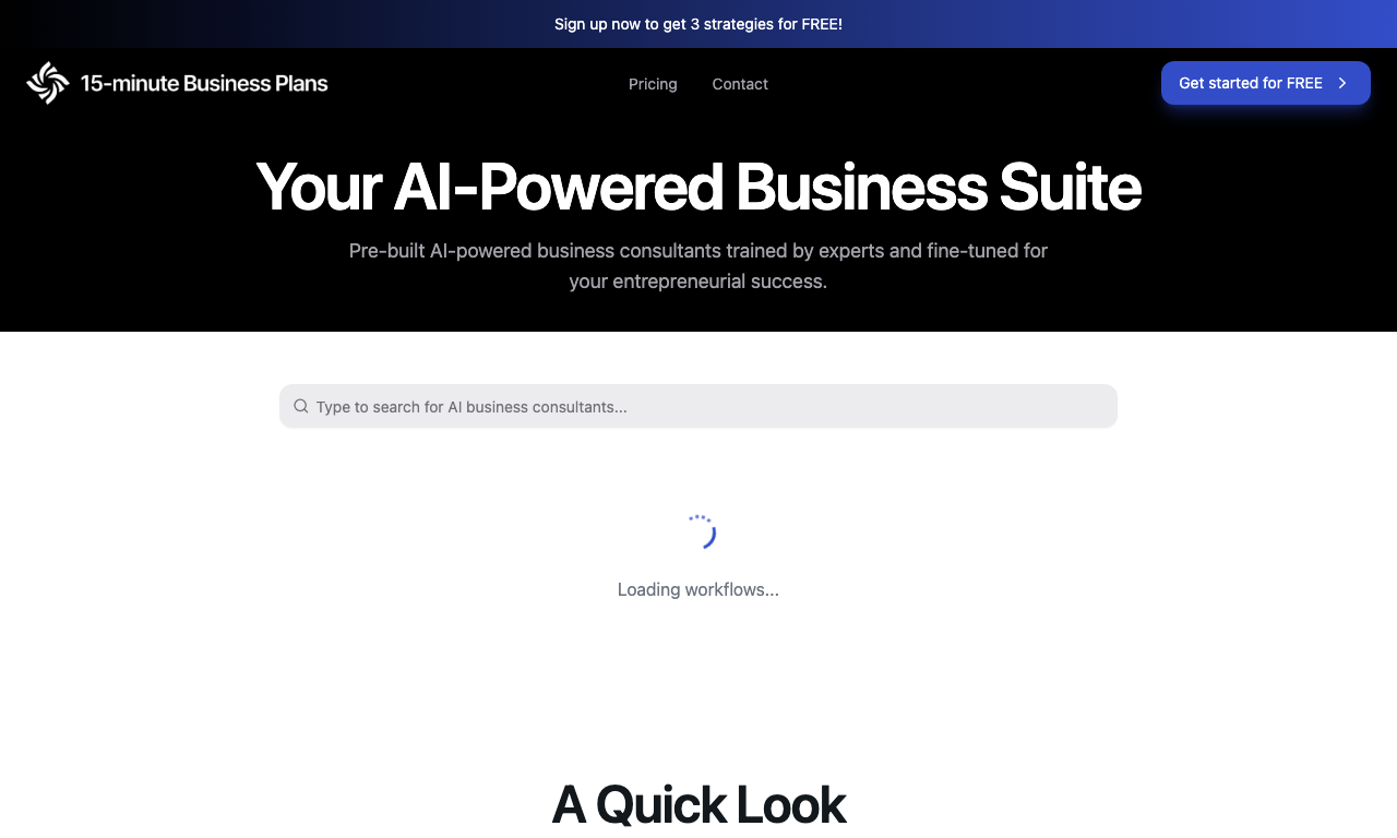 Business Plan Factory — превью
