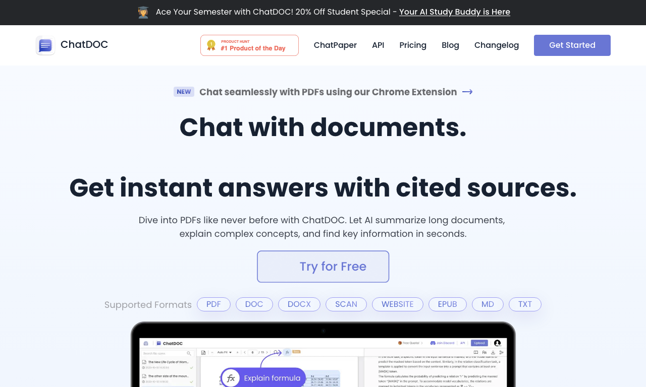 Chatdoc — интерфейс