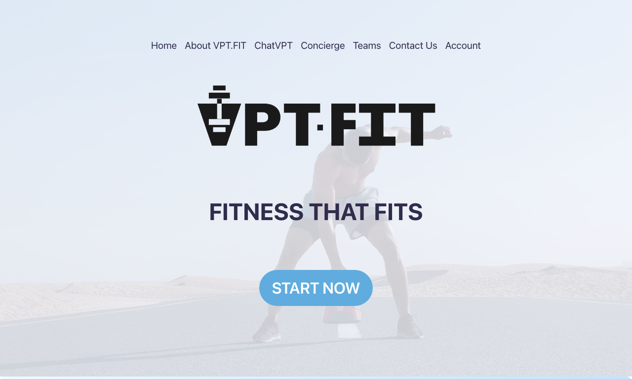 VPT.FIT — интерфейс