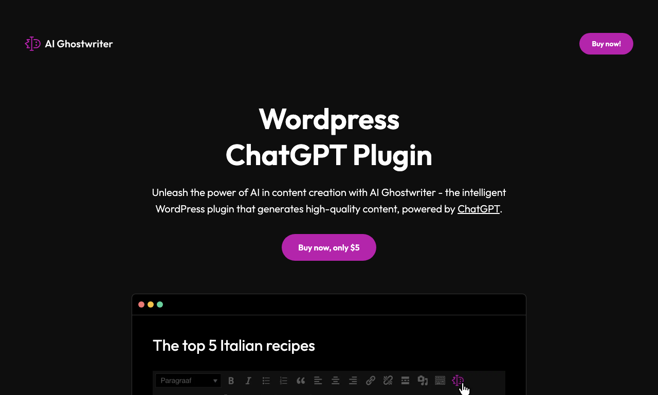 AI Ghostwriter — превью