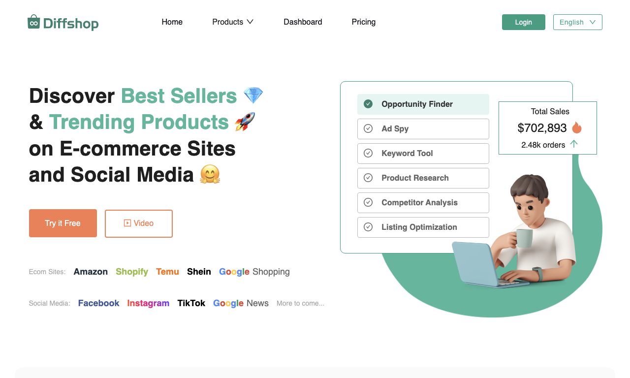 Diffshop — интерфейс