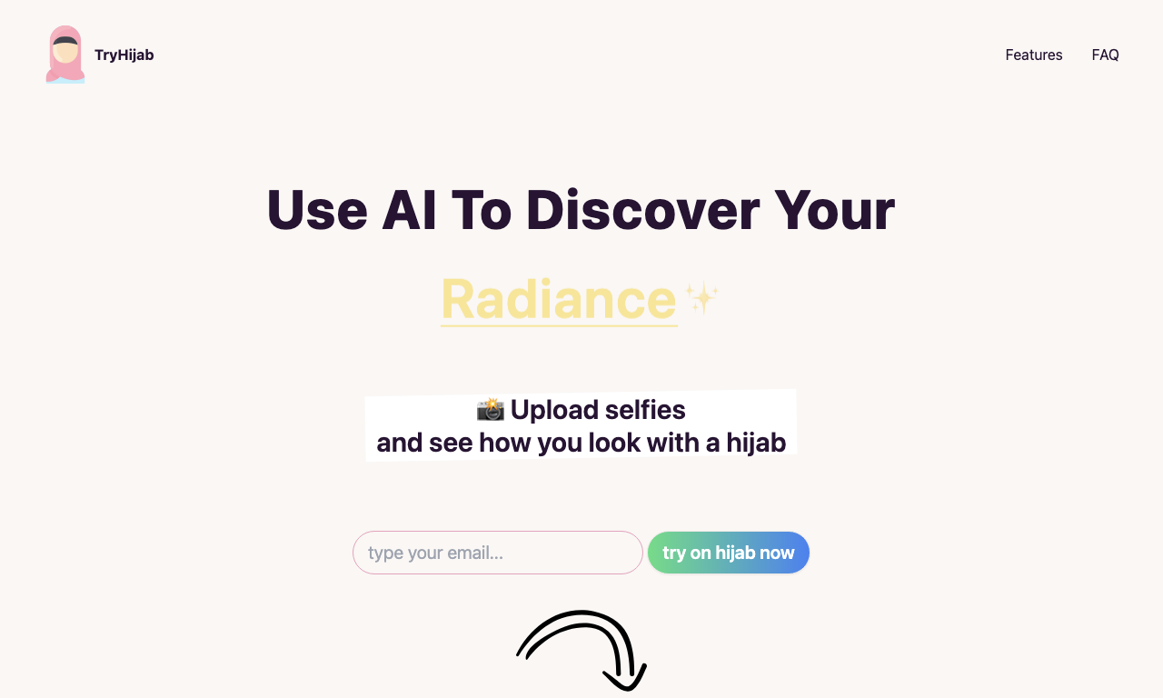 TryHijab — интерфейс