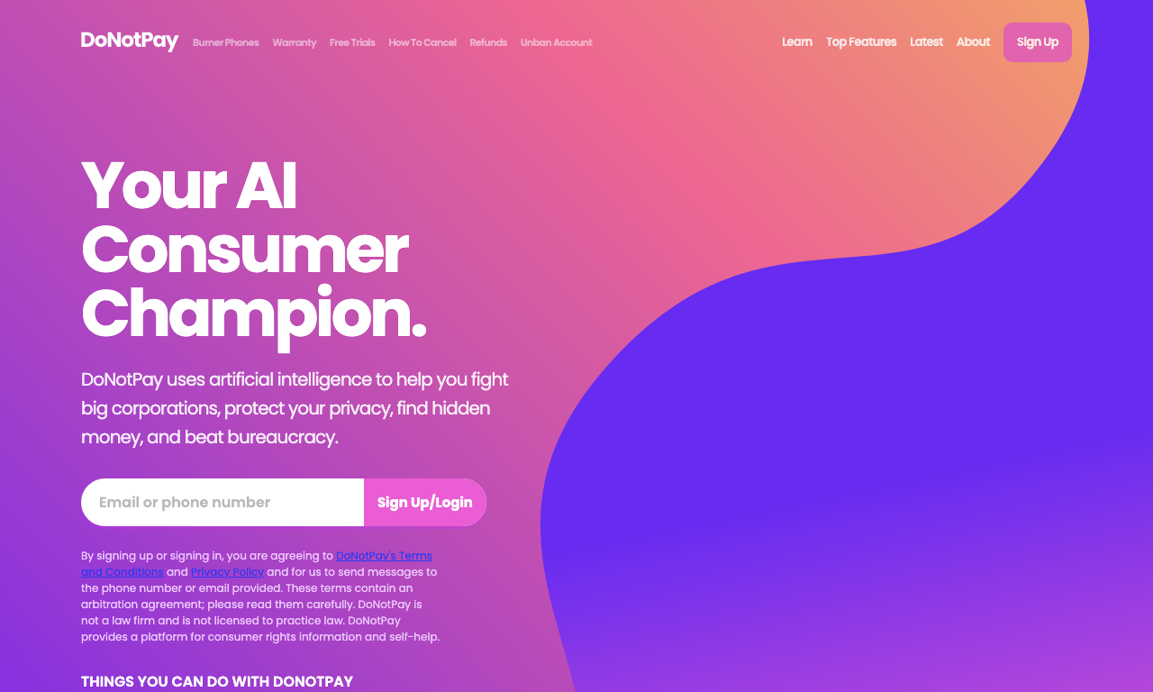 DoNotPay — превью