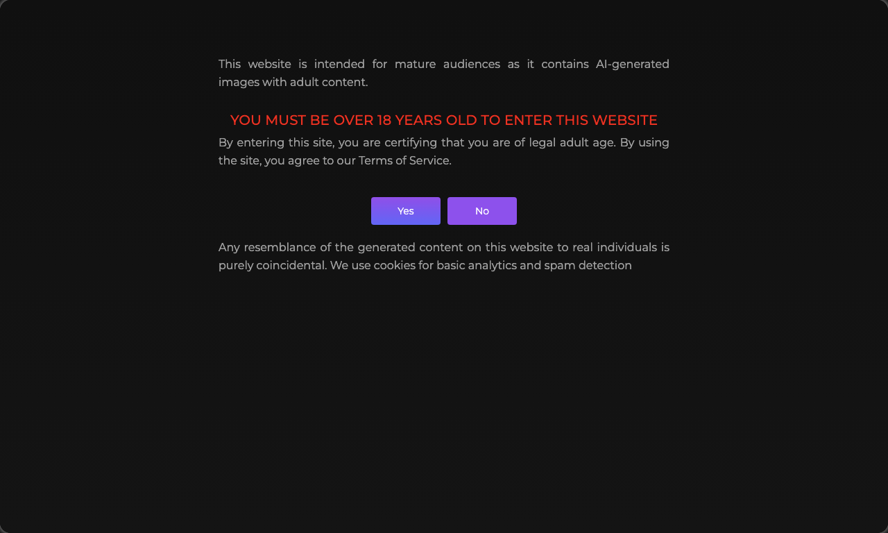 Free AI Hentai Generator — интерфейс