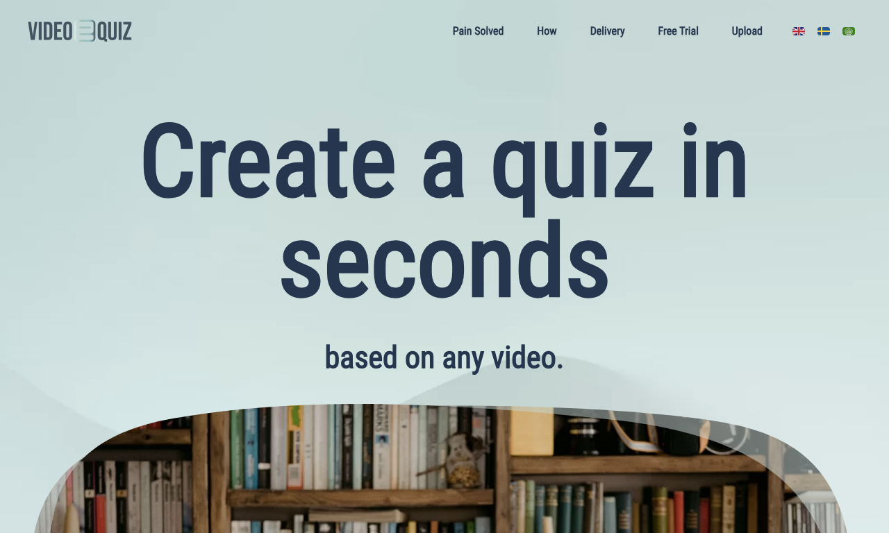 Video2Quiz — интерфейс