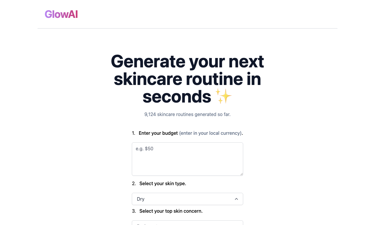 Glow AI — превью