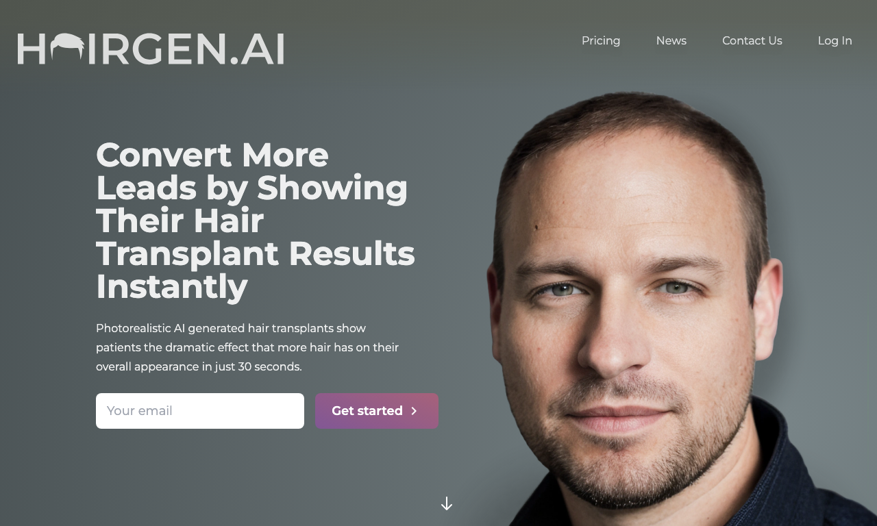 Hairgen AI — интерфейс