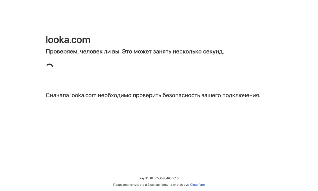 Looka — интерфейс