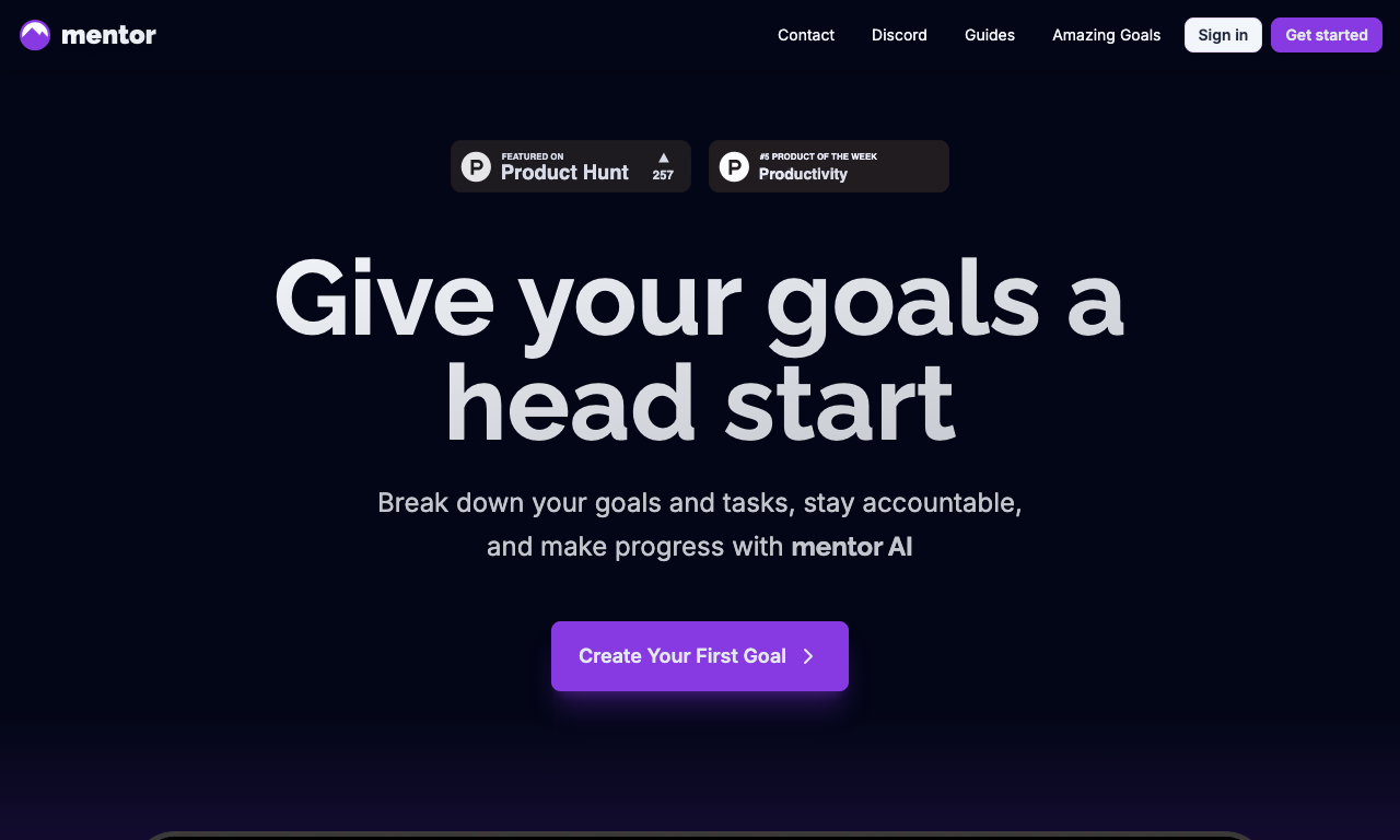 Mentor v1 — интерфейс