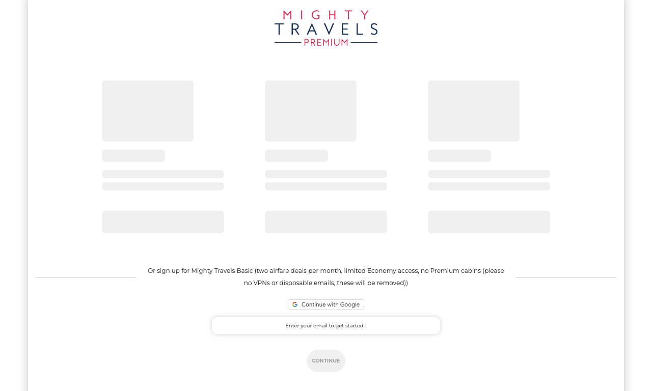 Mighty Travels — интерфейс