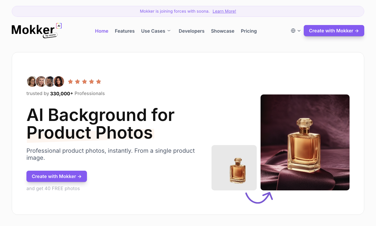 Mokker AI — интерфейс