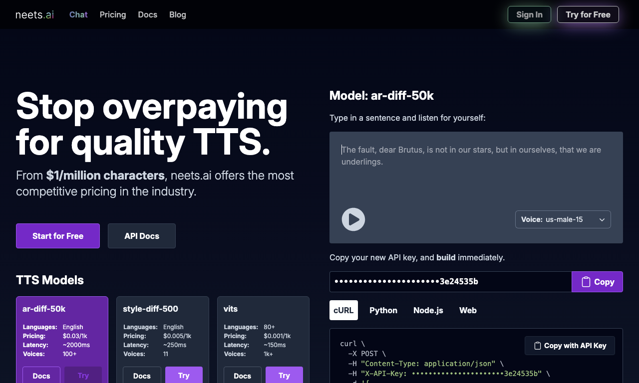 Neets AI — превью