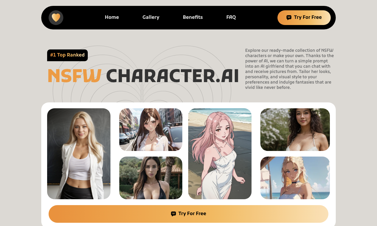 Nsfw Character AI — интерфейс