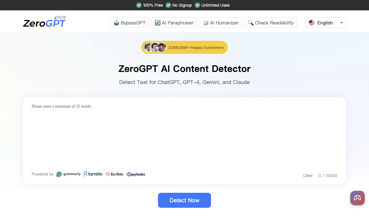 ZeroGPT Plus — превью