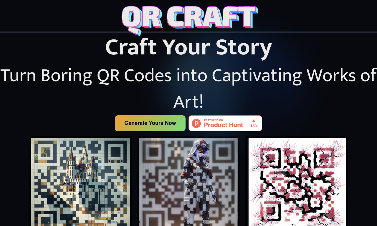 QRCraft — интерфейс